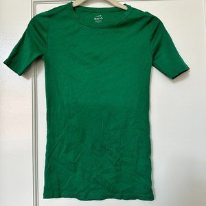 Green J Crew Perfect Fit Tee